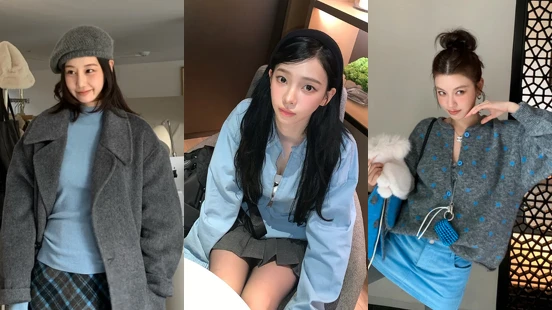 2025秋冬必學「灰色＋藍色」穿搭3招公式指南：10%原則零失誤最好上手！