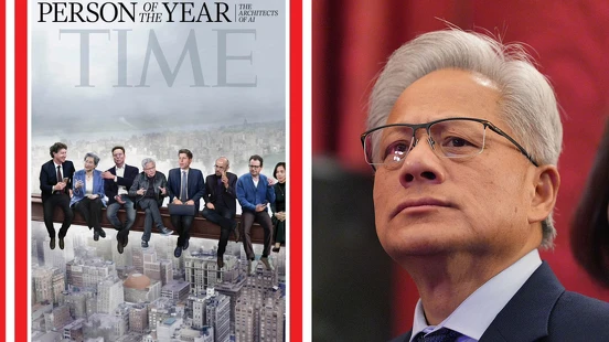 黃仁勳、蘇姿丰登時代雜誌封面！AI 建築師是什麼？這8人為何成為2025風雲人物？《Time》：「讓人類驚嘆又擔憂」