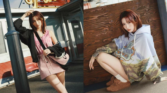 TWICE MOMO馬年造型登場！穿上Onitsuka Tiger DENIVITA日製丹寧系列，演繹「迷幻櫻花」2026春夏風格