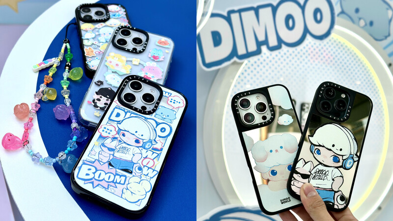 CASETiFY x DIMOO系列手機殼,有彩色漫畫、個性潮流兩種風格設計 CASETiFY x DIMOO系列手機殼,有彩色漫畫、個性潮流兩種風格設計