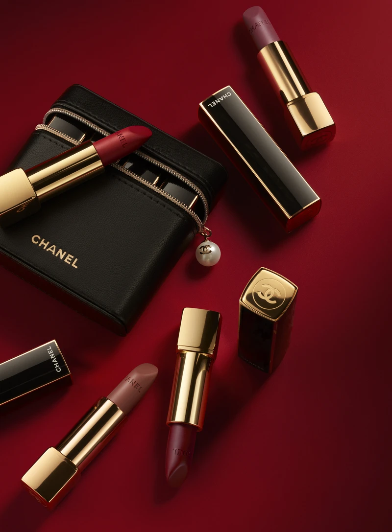 香奈兒超炫耀的絲絨唇膏珍珠限定組(四色)，NT7,700