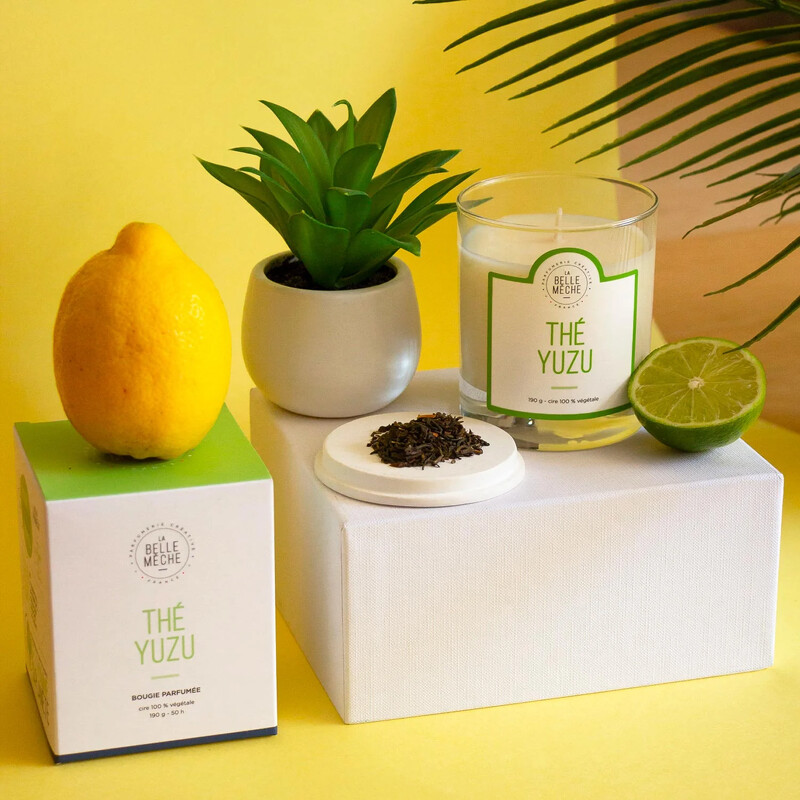 La Belle Mèche柚子茶香氛蠟燭190g，NT1,450