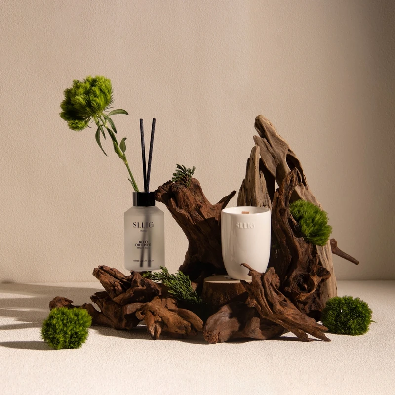 SLLIG職人陶瓷手工蠟燭-山韻RHYTHM HILLS 140g，NT1,980