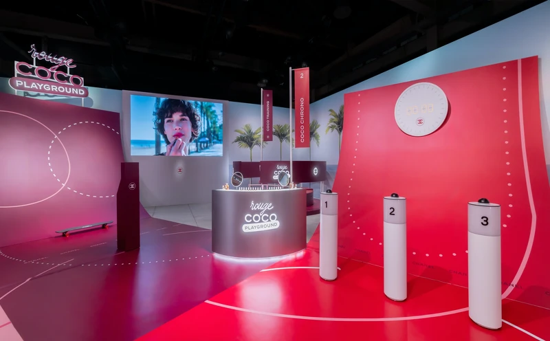 香奈兒COCO玩色遊樂園的COCO計時挑戰。 香奈兒COCO玩色遊樂園的COCO計時挑戰。