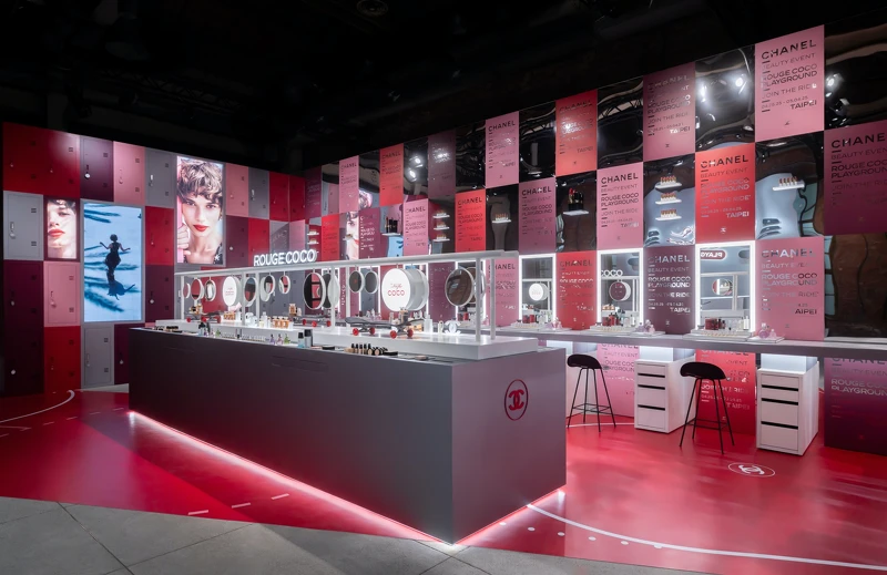 香奈兒COCO玩色遊樂園的COCO玩色商店。 香奈兒COCO玩色遊樂園的COCO玩色商店。