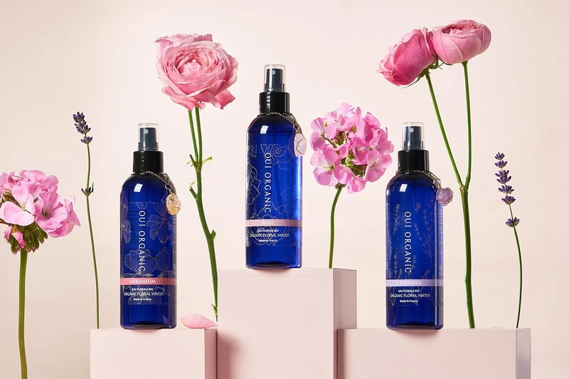 Oui Organic ×唐綺陽聯名「法式療癒花水-能量水晶」系列三款聯名花水。 Oui Organic ×唐綺陽聯名「法式療癒花水-能量水晶」系列三款聯名花水。