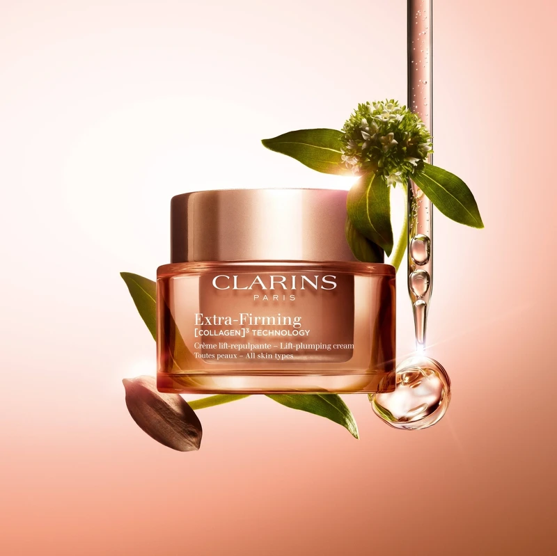 克蘭詩第9代「膠原彈簧霜」煥顏緊緻膠原日霜。 克蘭詩第9代「膠原彈簧霜」煥顏緊緻膠原日霜。