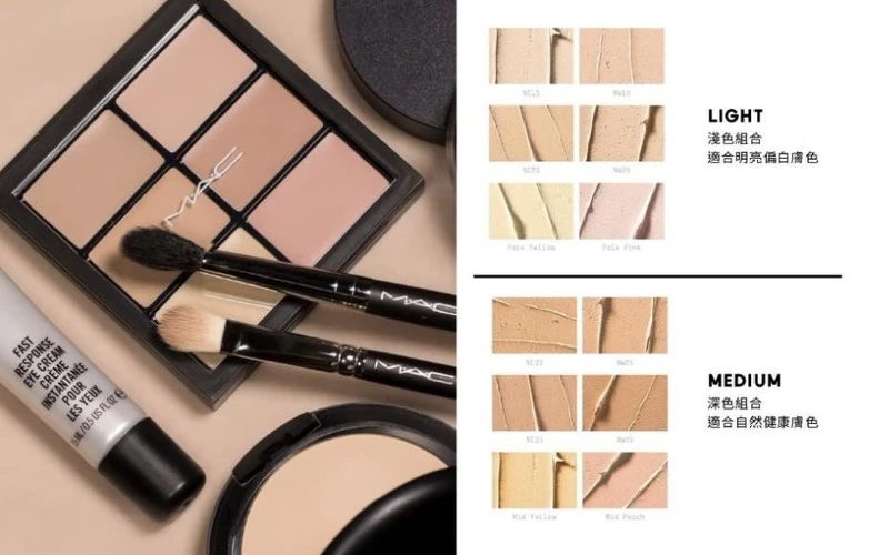 M·A·C 超持妝六色遮瑕盤,NT1,850 M·A·C 超持妝六色遮瑕盤,NT1,850