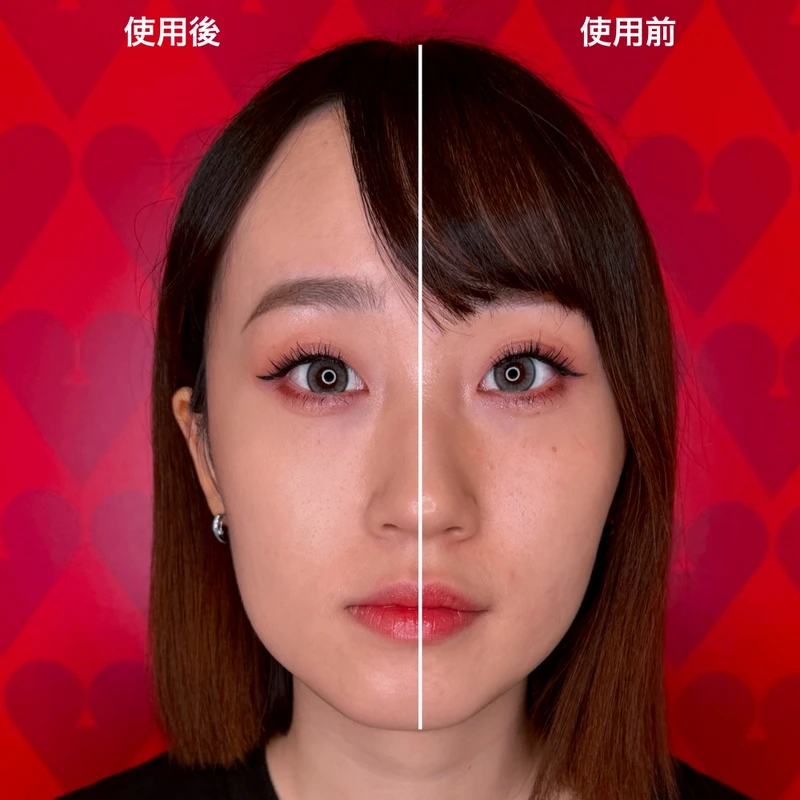 benefit嘖嘖稱齊持久零毛孔粉底液妝感示範，使用色號1C。