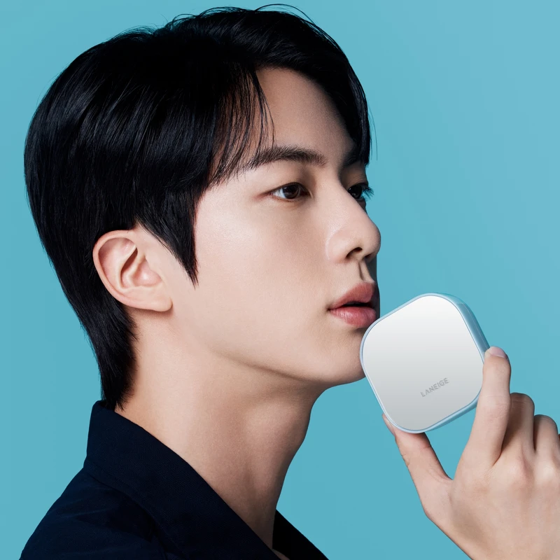 LANEIGE蘭芝全球品牌大使JIN形象圖。