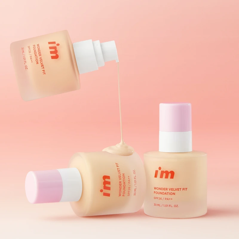 I’M MEME我愛神力磨皮粉底液SPF26/PA++主視覺。