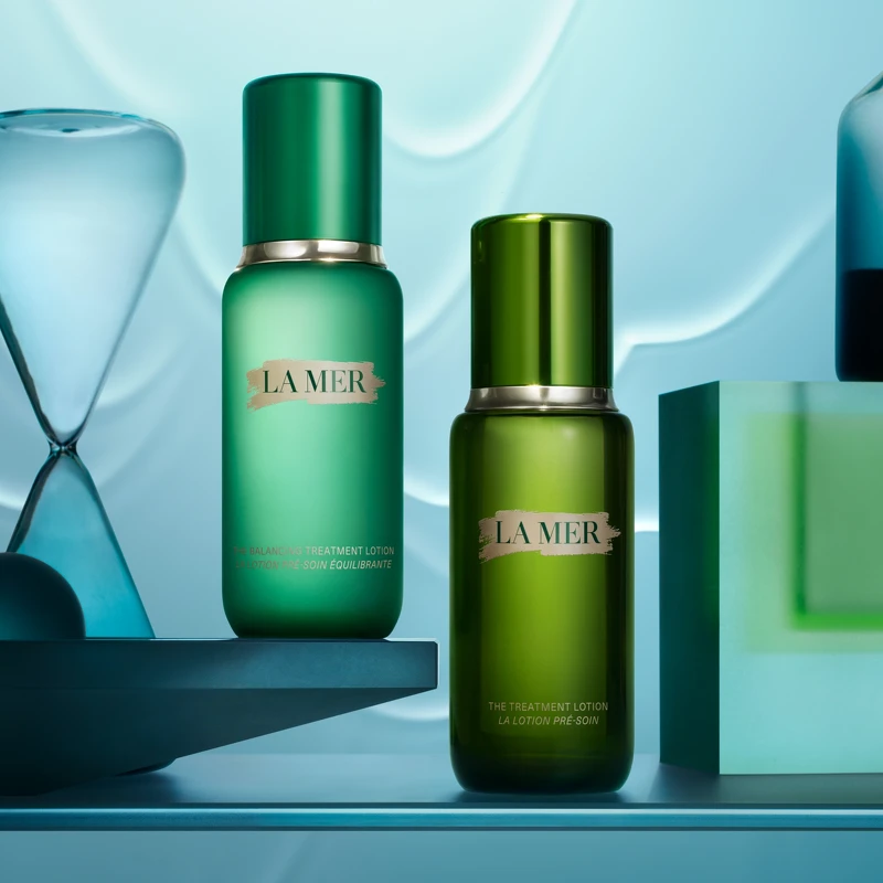 LA MER海洋拉娜(左)超能平衡精華露、(右)超能修護精華露。 LA MER海洋拉娜(左)超能平衡精華露、(右)超能修護精華露。