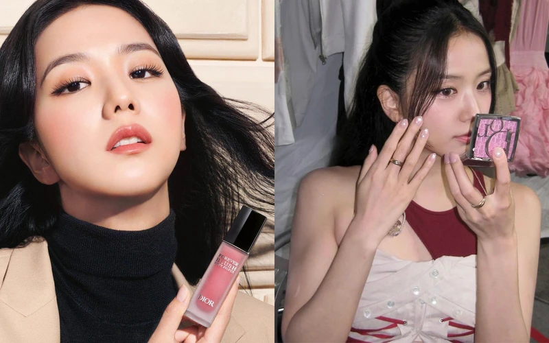 迪奧超完美微醺腮紅露，NT1,750、迪奧粉漾緹花頰彩盤 ，NT1,700