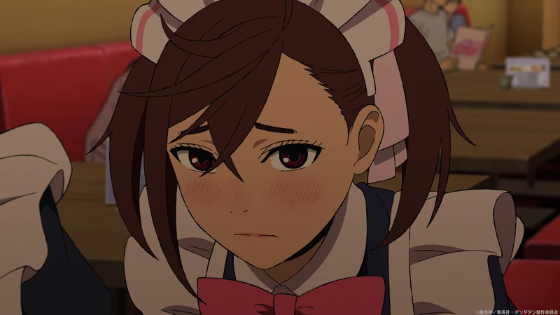 《膽大黨》第二季綾瀨桃在女僕餐廳打工。Photo/X@anime_dandadan