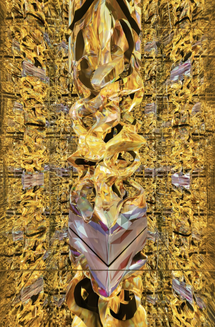 Refik Anadol的作品《Infinito_ AI Data Sculpture》 Refik Anadol的作品《Infinito_ AI Data Sculpture》
