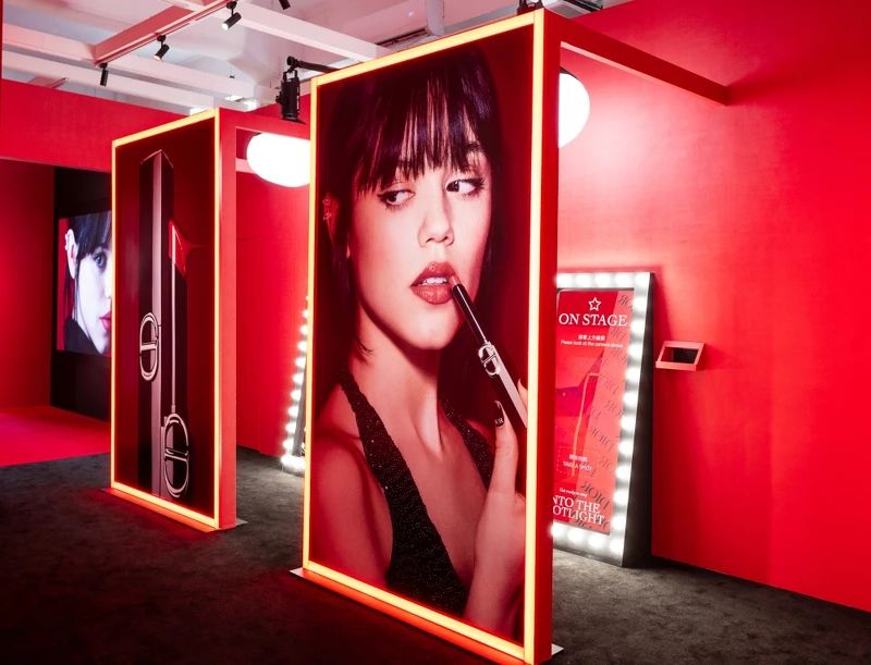 迪奧巨星派對的極光拍照機。 迪奧巨星派對的極光拍照機。