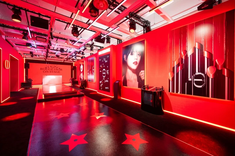 迪奧巨星派對的星光大道。 迪奧巨星派對的星光大道。