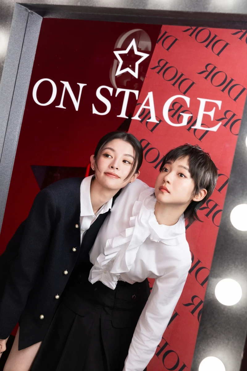 藝人詹子萱與林廷憶出席迪奧巨星之夜。 藝人詹子萱與林廷憶出席迪奧巨星之夜。