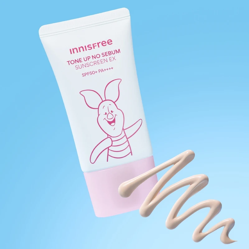 innisfree向日葵亮顏控油防曬霜SPF50+/PA++++ (小熊維尼限定版) 60ml,NT580 innisfree向日葵亮顏控油防曬霜SPF50+/PA++++ (小熊維尼限定版) 60ml,NT580