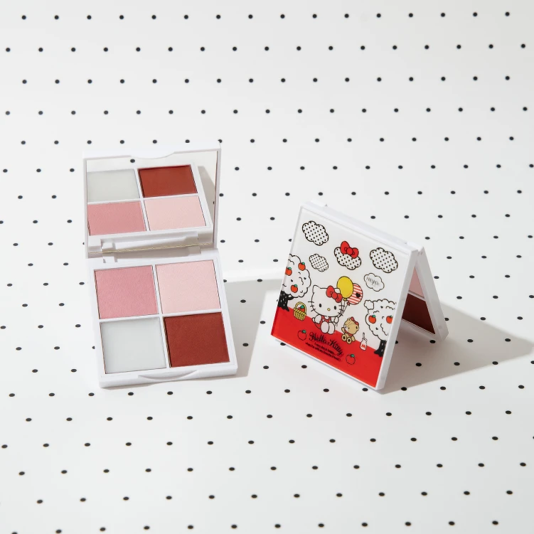 FreshO2 Hello Kitty Happy Day 4色腮紅盤11.5g,NT520 FreshO2 Hello Kitty Happy Day 4色腮紅盤11.5g,NT520