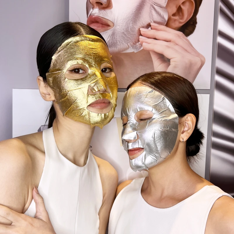 RéVive黃金煥白超導面膜&銀采抗皺超導面膜實品。