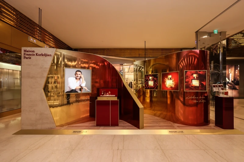 Maison Francis Kurkdjian水晶之燄感官煉金術主題概念店。 Maison Francis Kurkdjian水晶之燄感官煉金術主題概念店。