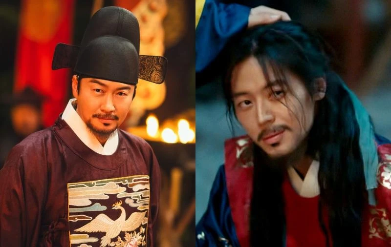 《暴君的廚師》吳義植(左)飾演奸臣任頌載 李周安(右)飾演孔吉