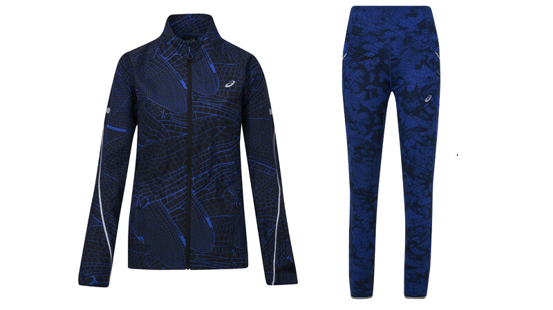 ASICS AKITSU 系列 LITE-SHOW 平織外套,NT3,080,LITE-SHOW 緊身褲,NT2,480。 ASICS AKITSU 系列 LITE-SHOW 平織外套,NT3,080,LITE-SHOW 緊身褲,NT2,480。