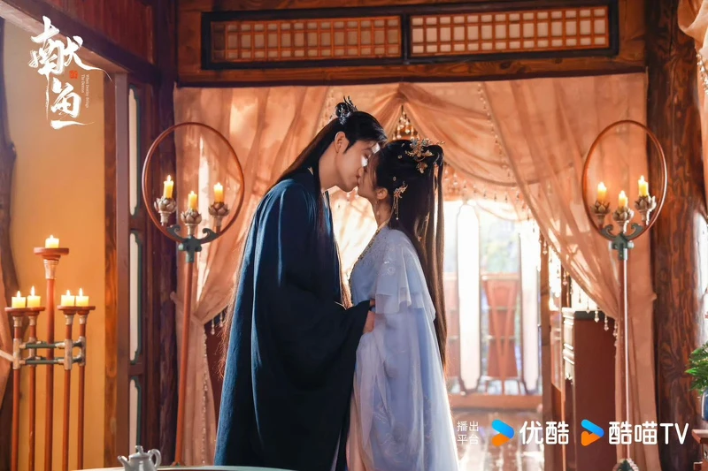 陳飛宇與王影璐劇中有多場高甜吻戲。 陳飛宇與王影璐劇中有多場高甜吻戲。