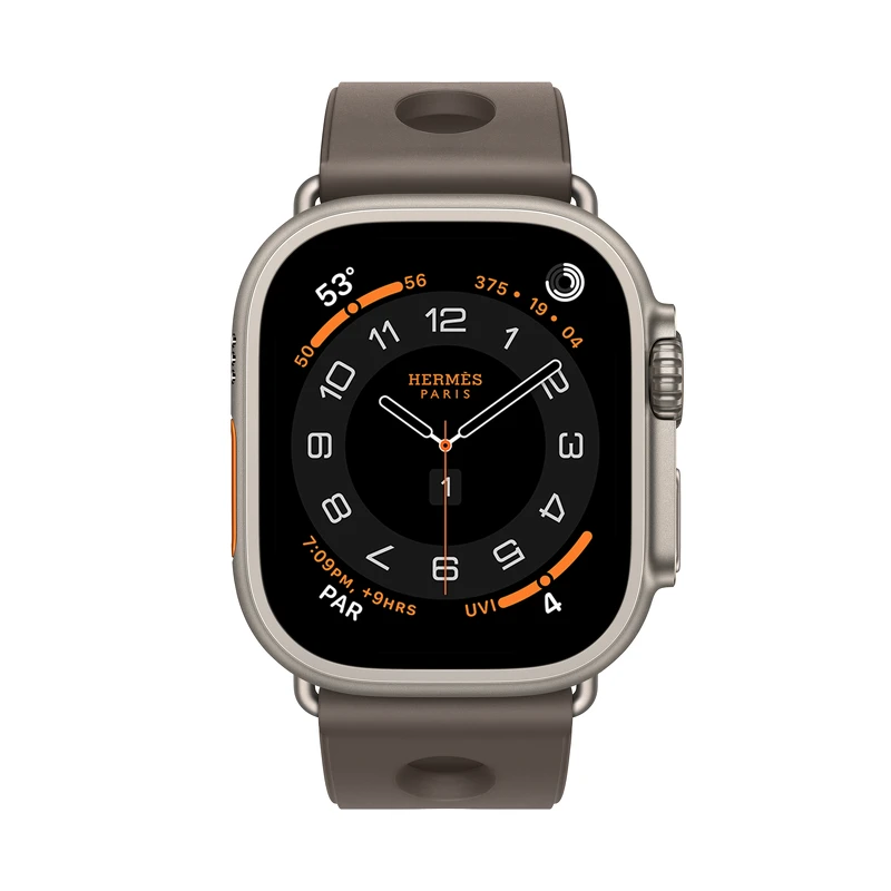 APPLE WATCH HERMÈS ULTRA 3橡膠錶帶款
