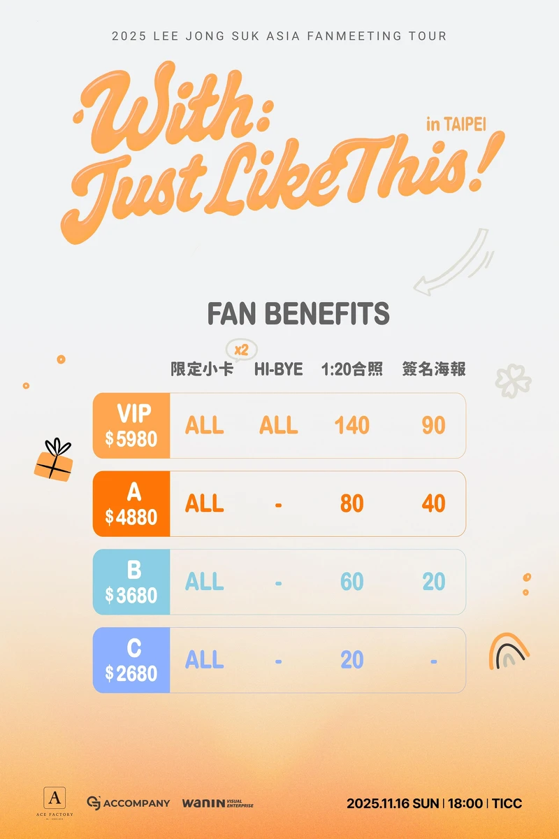 李鍾碩見面會粉絲福利 Photo / 網銀國際影視 李鍾碩見面會粉絲福利 Photo / 網銀國際影視