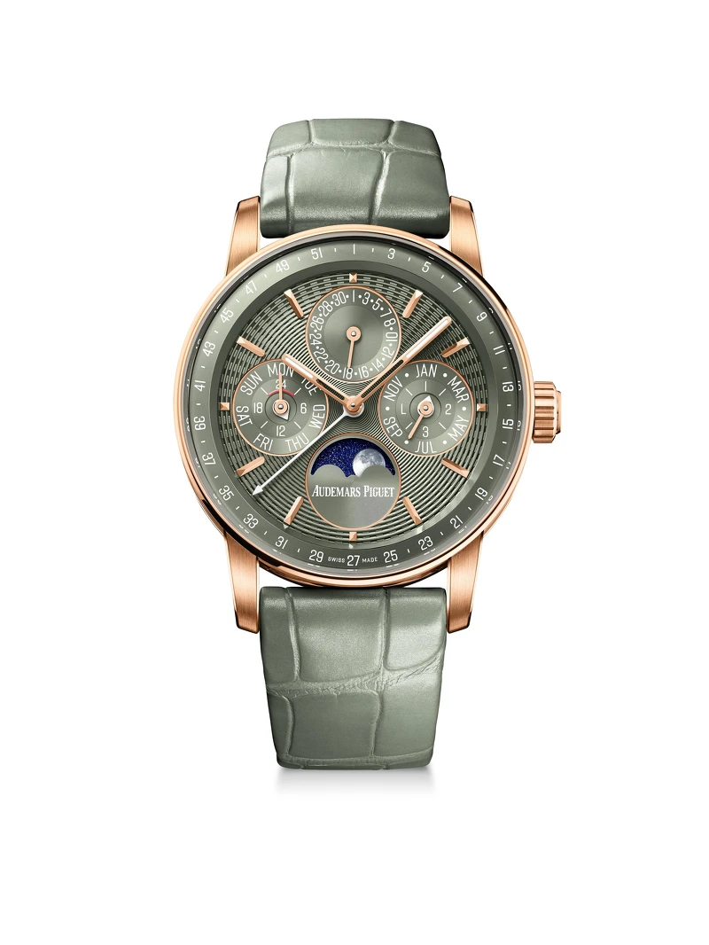 Code 11.59 系列7138自動上鏈機芯萬年曆，38mm