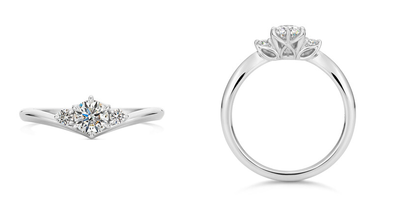 圖說:Sostenere訂婚戒指,鉑金及鑽石 圖說:Sostenere訂婚戒指,鉑金及鑽石