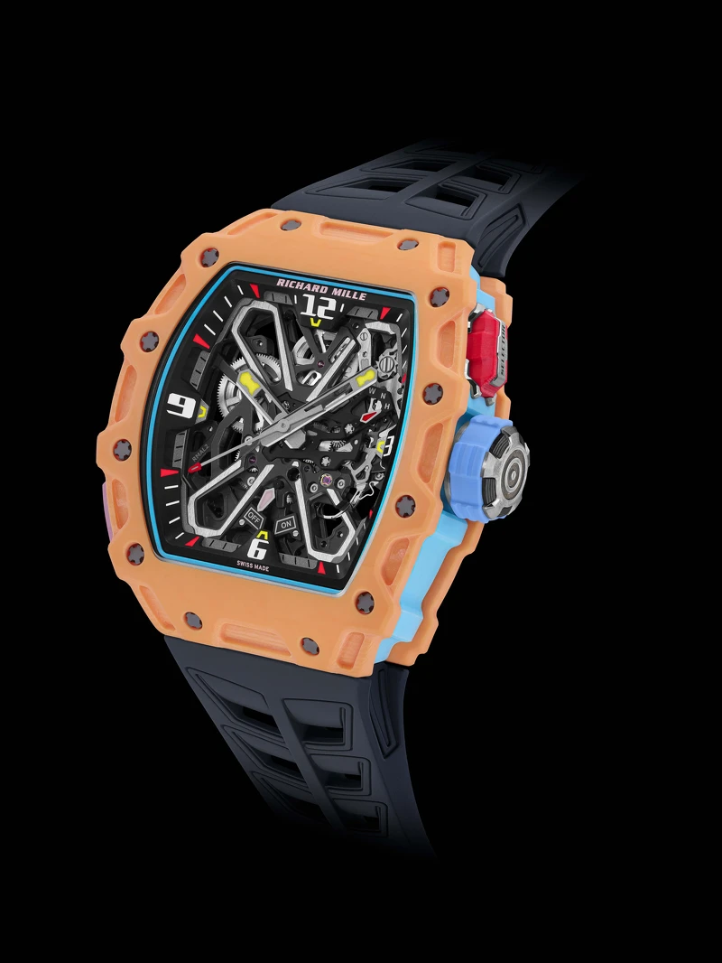 RM 35-03鮭魚粉色Quartz TPT®石英纖維錶殼