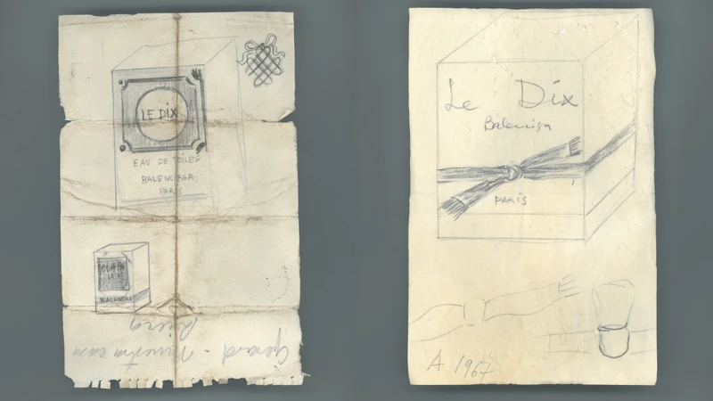 Balenciaga巴黎世家在1947年推出品牌首款香水Le Dix。 Balenciaga巴黎世家在1947年推出品牌首款香水Le Dix。