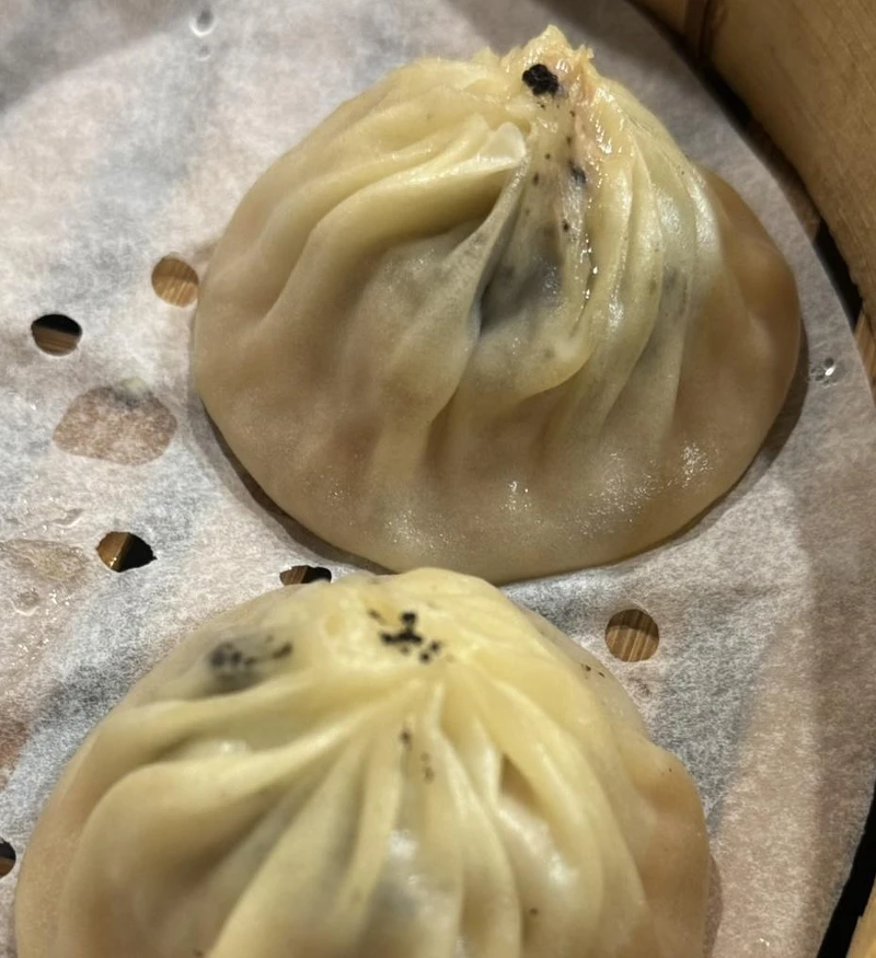 鼎泰豐的松露小籠包（由中島健人拍攝）