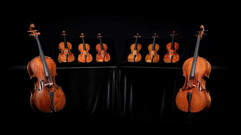 2025奇美音樂節,8把18世紀法國重點製琴家名琴於「提琴炫技、交響輝煌」音樂會登場。奇美博物館提供 2025奇美音樂節,8把18世紀法國重點製琴家名琴於「提琴炫技、交響輝煌」音樂會登場。奇美博物館提供
