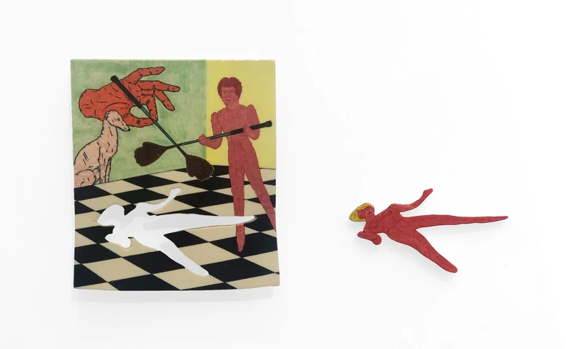 徐立軒|粉紅娃娃 pink doll |2025|26x22x4cm|陶瓷Ceramic 徐立軒|粉紅娃娃 pink doll |2025|26x22x4cm|陶瓷Ceramic