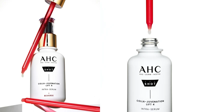 AHC雙波抗老多肽膠原精華情境圖。 AHC雙波抗老多肽膠原精華情境圖。