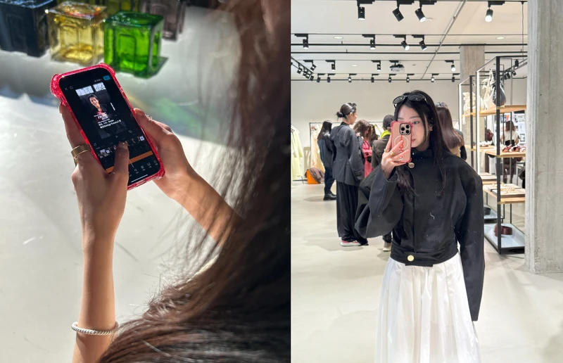 看秀或是在Sportmax的Resee活動上，忙碌行程戒指也持續陪伴著M編。