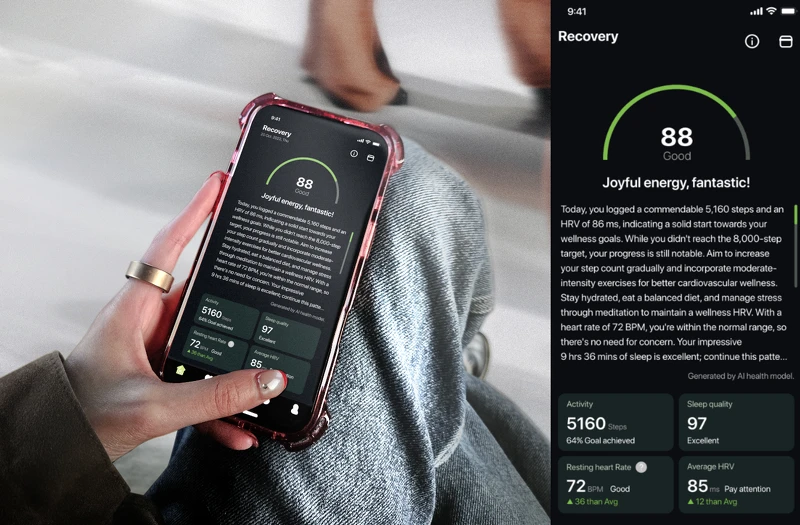 看秀時想隨時瞄一眼自己身心狀態，「Acer FreeSense Ring 智慧戒指」一次快速統整超方便。