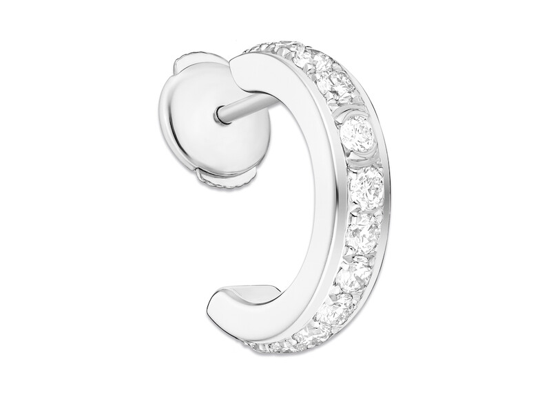 Possession 系列 18K 白金鑽石耳環