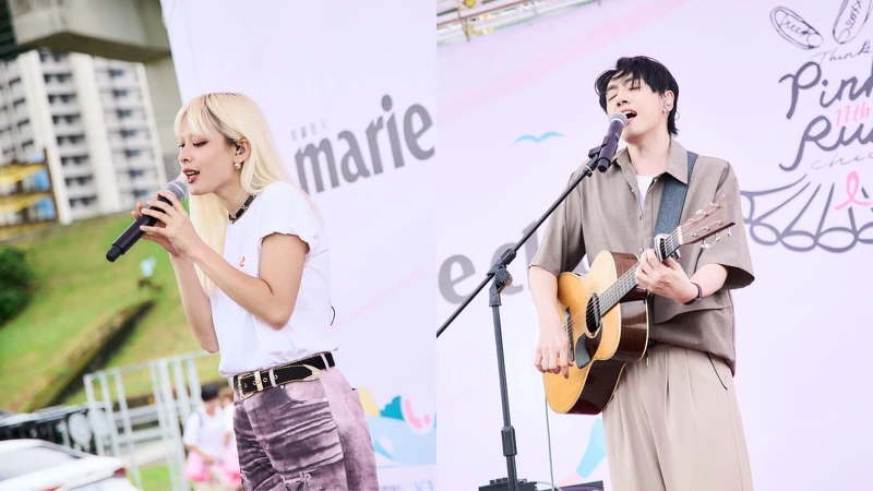 粉紅力量演唱會出席歌手-陳泳希、李友廷