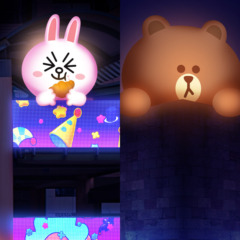 2025新北耶誕城 耶誕萌友-熊大、兔兔 2025新北耶誕城 耶誕萌友-熊大、兔兔