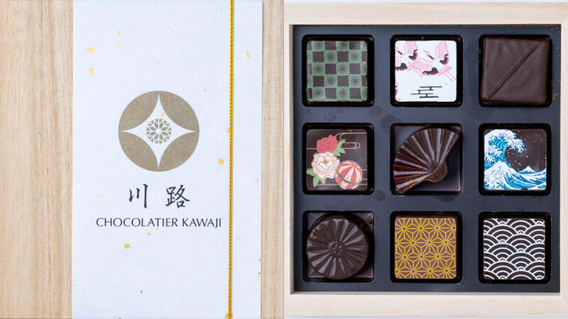 Chocolatier Kawaji實際販售的巧克力禮盒 Chocolatier Kawaji實際販售的巧克力禮盒