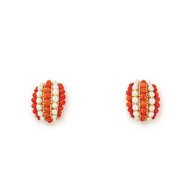 Collection 歷史創作 Van Cleef & Arpels Collection Twist耳環,約1965年