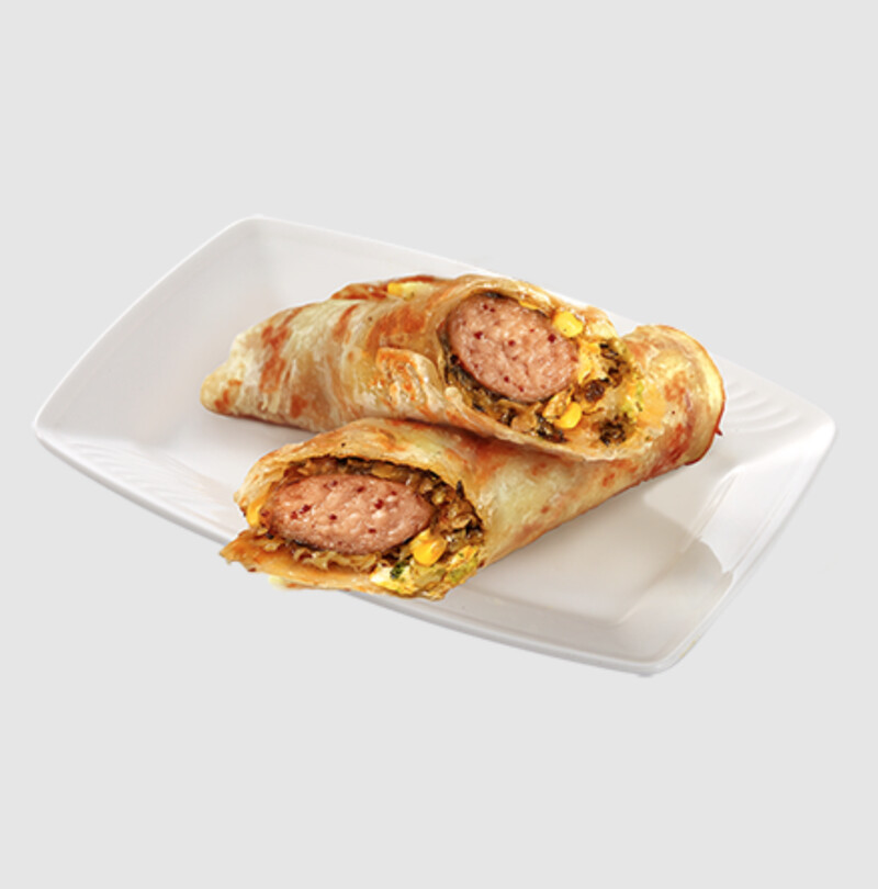 麥味登「酸菜米腸握蛋捲餅」 Photo / 麥味登 麥味登「酸菜米腸握蛋捲餅」 Photo / 麥味登