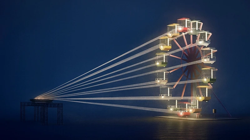 2025白晝之夜亮點：大型聲光裝置 《光電獸 #45－請支援收音》