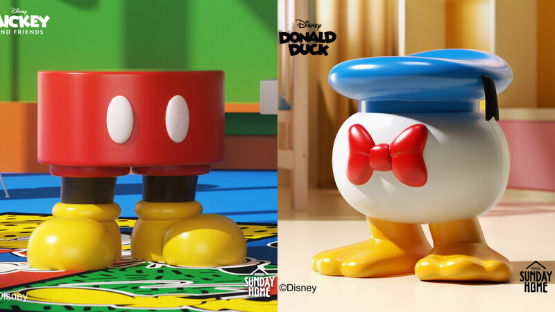 SUNDAY HOME「米奇與唐老鴨小矮凳」 SUNDAY HOME「米奇與唐老鴨小矮凳」