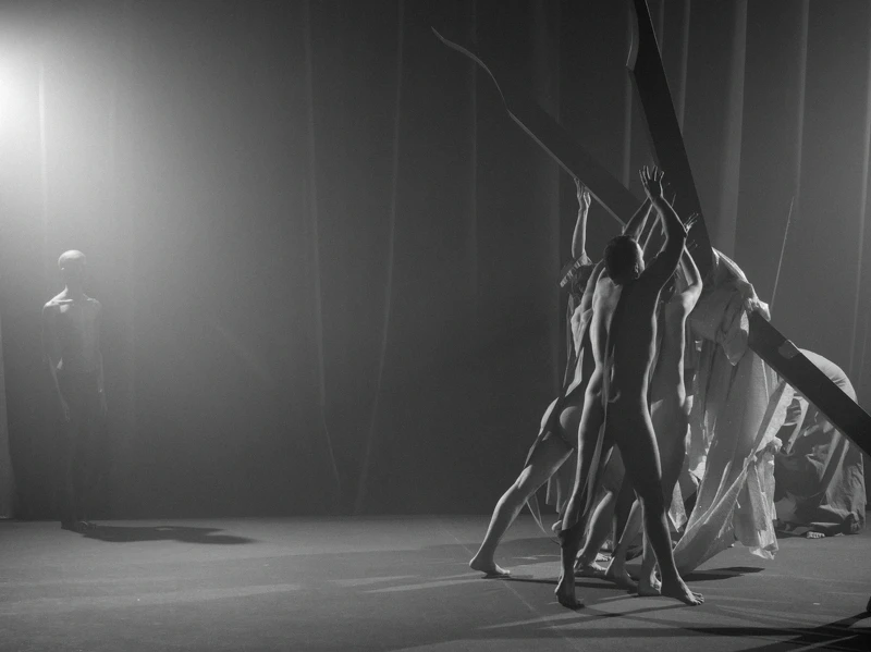 羅密歐.卡士鐵路奇╳伊莎貝.雨蓓《貝芮妮絲》演出劇照 ©︎Alex Majoli 羅密歐.卡士鐵路奇╳伊莎貝.雨蓓《貝芮妮絲》演出劇照 ©︎Alex Majoli
